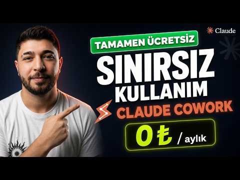 CLAUDE COWORK'U ÜCRETSİZ KULLAN |  CLAUDE DESKTOP ÜCRETSİZ KULLANMA TAKTİĞİ!